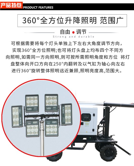 50kw白色静音柴油灯塔发电机组特点